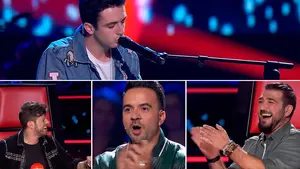 Pisando fuerte: el navarro Javier Erro irrumpe en 'La Voz' y deja boquiabiertos a los miembros del jurado