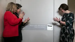 La facultad de Comunicaci&oacute;n de la UNAV inaugura el aula 'Luka Brajnovic' como homenaje a su figura