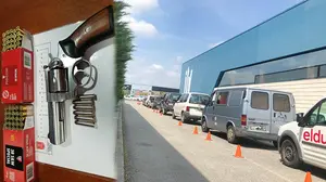 Con la pistola cargada a la hora de pasar la ITV: sorprenden a un conductor armado en Santesteban