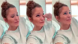 La navarra Verdeliss, ingresada por "problemas de salud" durante su embarazo, llora amargamente en un hospital