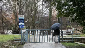 El caudal del Arga por Pamplona, en riesgo de desbordarse: estas son las vías que se ven afectadas