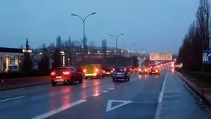 De Mutilva a Huarte: el choque de siete coches provoca un atasco de varios kilómetros en la ronda de Pamplona