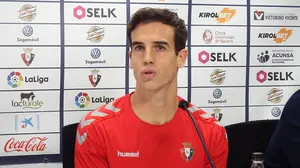 Íñigo Pérez, sobre la vuelta de Diego Martínez: "Es un partido entre Osasuna y Granada, el resto debemos olvidarlo"