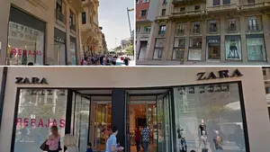 Aún en obras: varias tiendas de Zara en Pamplona hacen las maletas para mudarse a su 'nuevo' edificio