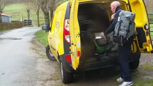 Facilitan el trayecto a los peregrinos: el transporte de mochilas está disponible desde Roncesvalles