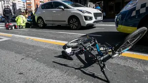 Buenas noticias para la joven atropellada con su bici en el centro de Pamplona: dejará pronto el hospital