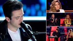 El pamplonés Javier Erro desborda las lágrimas del jurado de La Voz con su emotiva actuación al piano