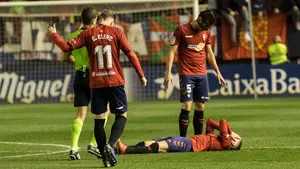 Se confirman las bajas de Osasuna: Barja y Lillo no llegarán al partido ante el Nastic