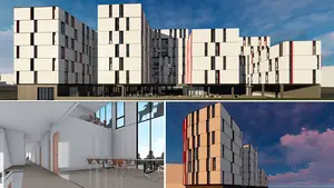 Más de 8.000 metros cuadrados: anuncian la construcción de una 'mega residencia' de estudiantes en Pamplona