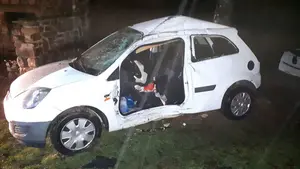 Un vecino de Roncal, de 24 años, resulta herido muy grave tras salirse con su coche de la carretera en Isaba