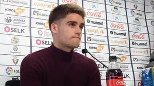 Endika, ante el Málaga: "Tenemos que demostrar por qué estamos arriba ante un aspirante a ascender"