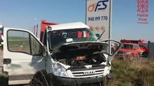 El camionero fallecido en el choque de dos camiones en Tiebas es un vecino de Urroz de 49 años