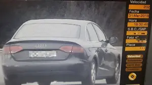 Se cagaba encima: un conductor a 202 km/h responde así a la Policía Foral tras ser interceptado en Villatuerta