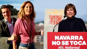 "Un insulto a la inteligencia": Beltrán carga contra Barkos y su eslogan que tacha de "fraude electoral"