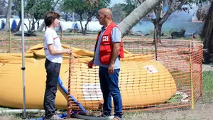 Ayuda navarra para Mozambique: dos cooperantes de Cruz Roja viajan al país para ampliar la producción de agua segura