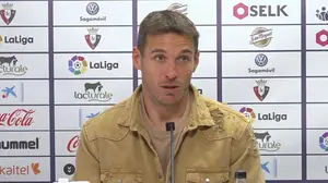 Declaraciones del jugador de Osasuna, Xisco Jiménez, después del empate en Lugo (2-2)
