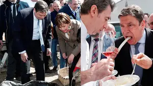 Oro blanco de Navarra: el ministro Planas y Barkos valoran la labor del agricultor en la Cata del Primer Esp&aacute;rrago