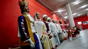 Un homenaje 'gigante': Pamplona recuerda en su bicentenario a Tadeo Amorena, el creador de las figuras de la Comparsa