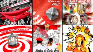 Ya se conocen los seis carteles finalistas de las fiestas de Santa Ana de Tudela
