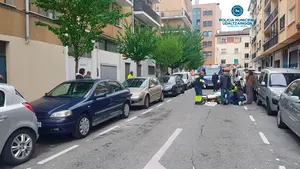 Herida una mujer de 72 años en Pamplona tras ser atropellada por un coche que circulaba marcha atrás