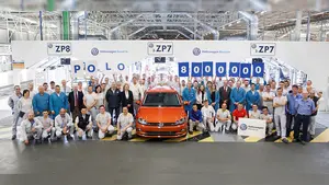 Un número redondo: Volkswagen Navarra celebra la fabricación de sus 8 millones de coches 'Polo'