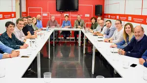 Chivite saca pecho de los resultados del PSN para lanzarse hacia el 26-M: "El objetivo ahora es el Gobierno foral"