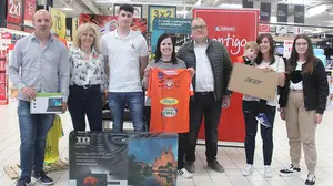 El Ribera Navarra entrega los premios de su campaña "Sentimiento Naranja", antes de la semifinal de Copa