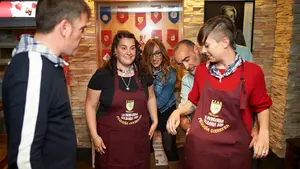 El espectacular detalle solidario de la Peña Oberena con la asociación "Pequeña Guerrera"