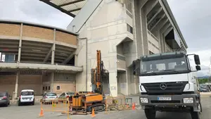 Comienzan los trabajos de remodelación del estadio de El Sadar, antes de que finalice la temporada
