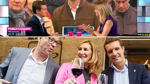 De 'Un caf&eacute; con Susanna Griso' a un verm&uacute; con Maya en Pamplona: el viaje de Casado a Navarra