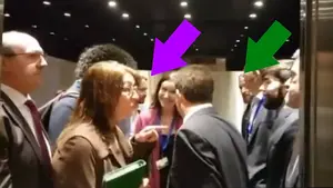 El vídeo del primer encuentro entre Iglesias y Abascal en el ascensor del Congreso: "Deberías ir al fisio"