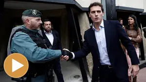 Rivera alerta en Estella de la trascendencia del 26-M: "Cada voto al PSN es un voto a Barkos y al nacionalismo"