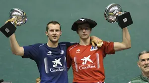 El riojano Darío Gómez se convierte en campeón Manomanísta de Segunda categoría en el frontón Labrit