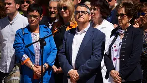 El homenaje a los dos policías asesinatos por ETA en Sangüesa, en imágenes