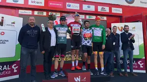 Segunda victoria belga al esprint en la Vuelta ciclista a Navarra con final de etapa en Sangüesa