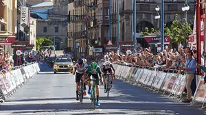 Tercera etapa en Tafalla: el colombiano Camilo Andrés Castro es el nuevo líder de la Vuelta a Navarra