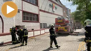 Dos trasladados al hospital tras un incendio en el restaurante del Club de Tenis de Pamplona