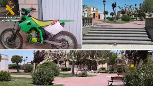 Un motorista siembra el pánico en una zona peatonal de Cintruénigo atestada de niños y ancianos