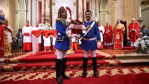 Sexta y penúltima misa de San Fermín: emocionante homenaje a sus musicales compañeros de procesión