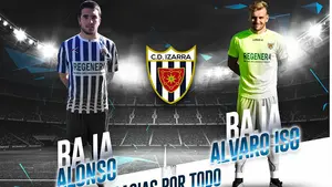 Dos bajas más en el CD Izarra: no cuenta con el portero Álvaro Iso ni con el centrocampista Javi Alonso