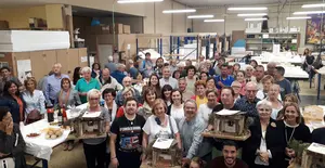 La Navidad en junio: más de medio centenar de navarros participan en un curso para aprender a hacer belenes