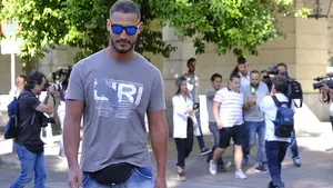 El exmilitar de La Manada, Alfonso Jesús Cabezuelo, llega a la cárcel de Topas para cumplir su condena