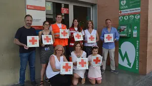 Lugares más accesibles: Cruz Roja señaliza en Navarra sus sedes con pictogramas para personas con autismo