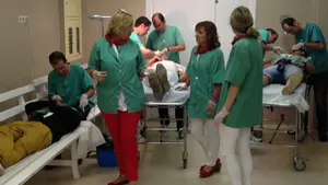 La 'zona cero' de la Plaza de Toros se prepara para San Fermín: así se trabaja en la enfermería del coso