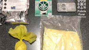 Detienen a un vecino de Peralta tras haber escondido 1,8 kilos de speed en unos matorrales junto al río