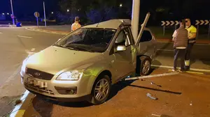 El peligro de la carretera en San Fermín: 35 accidentes con siete heridos leves y tres graves