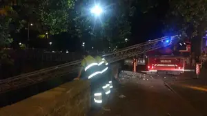 Susto en San Fermín: rescatado un hombre de los fosos de la Taconera durante la noche del sábado