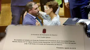La farsa de la investidura: envían las invitaciones para la posesión de Chivite sin que se haya votado