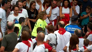 Cornada grave durante el encierro de novillos de Estella: trasladado tras una cogida en la plaza de Santiago