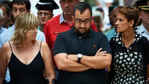 Duro encuentro entre Chivite y las víctimas de ETA en Berriozar: "Te has echado en las garras de los proetarras"